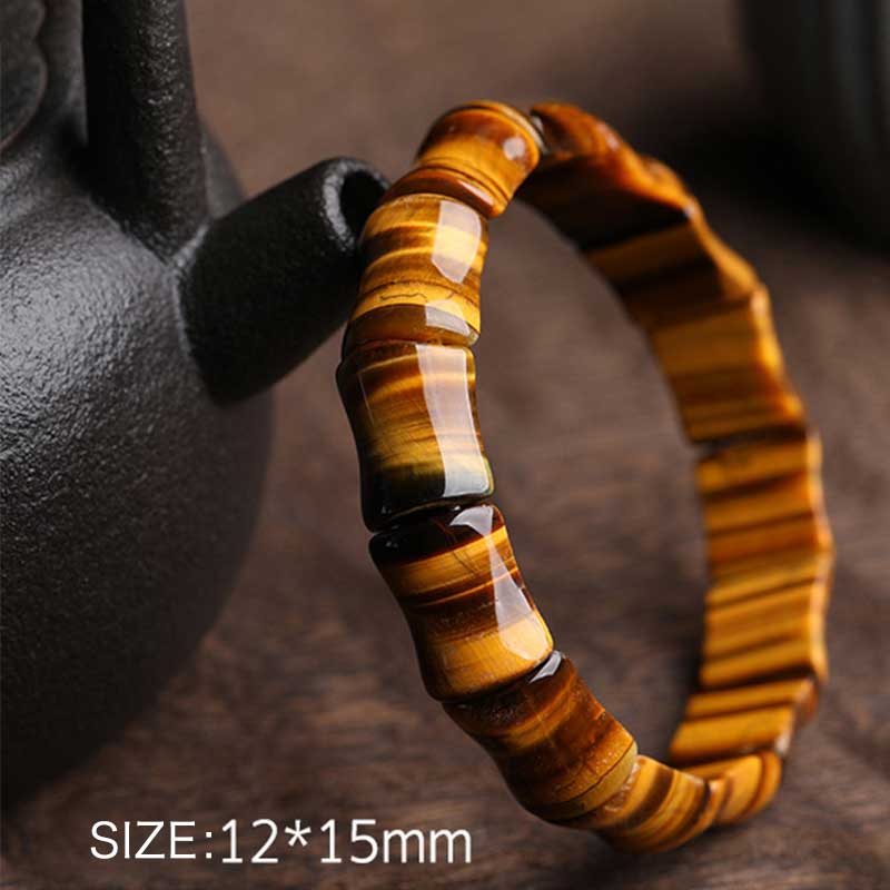 Buddha Stones Natural Tiger Eye Strength Protection Bracelet (Extra 30% Off | USE CODE: FS30)