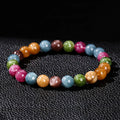 Buddha Stones Multicolor Tourmaline Positive Bracelet