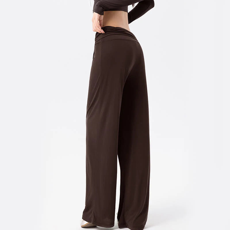 Buddha Stones Casual Lace-up Breathable Sports Women's Wide Leg Pants