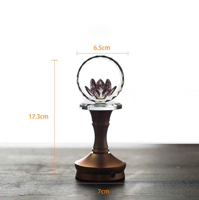 Buddha Stones Lotus Copper Brass New Beginning Home Decoration