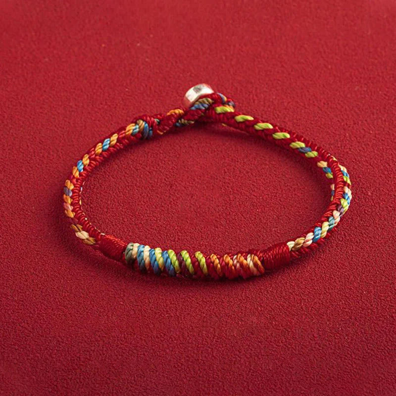 Buddha Stones May You Be Safe And Lucky In The Year Ahead Multicolored Bracelet