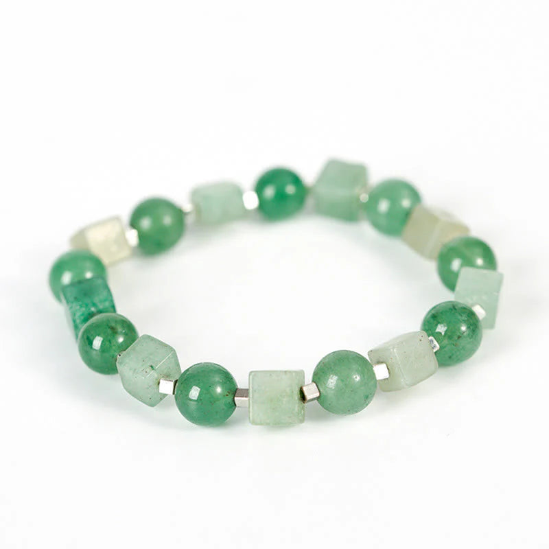 Buddha Stones Various Crystals Black Obsidian Purification Bracelet