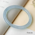 Buddha Stones Natural Aquamarine Serenity Bangle Bracelet (Extra 30% Off | USE CODE: FS30)
