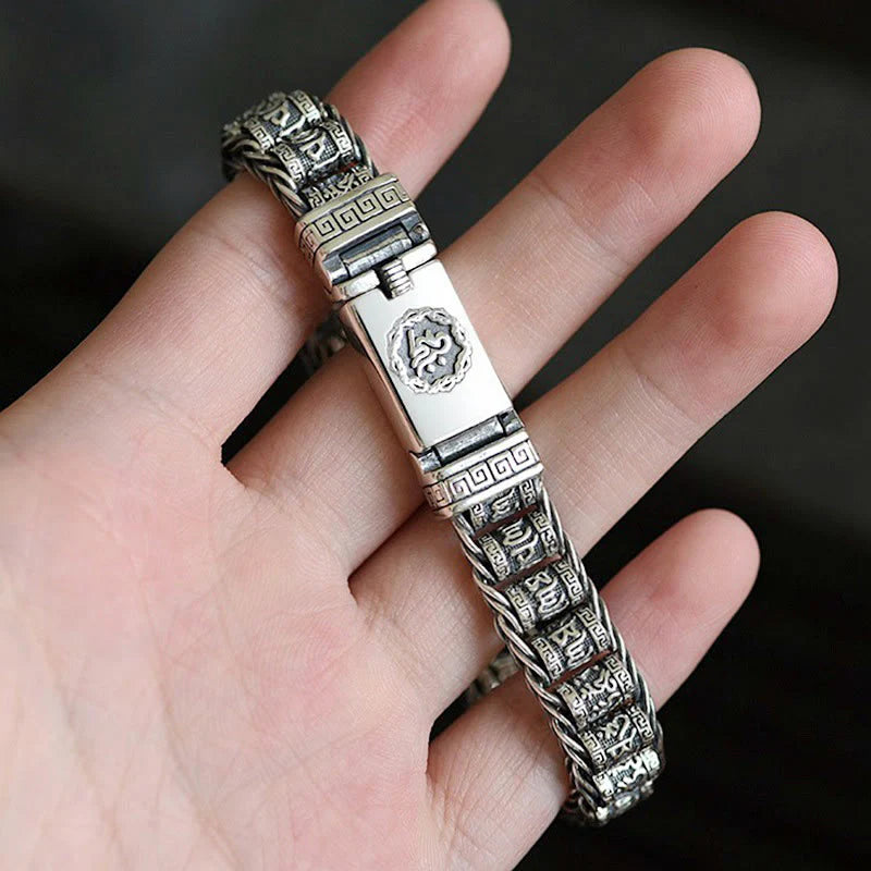 FREE Today: Peace Healing Tibetan Copper Prayer Wheel Om Mani Padme Hum Metal Bracelet