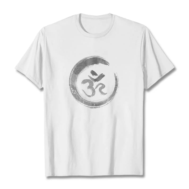 Buddha Stones OM Mantra Sanskrit Tee T-shirt