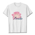 Buddha Stones BREATHE Lotus Flower Tee T-shirt