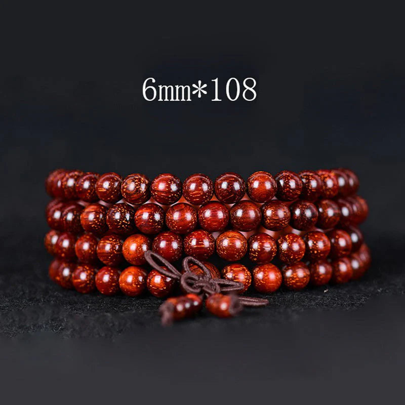 Tibetan Small Leaf Red Sandalwood Balance Bracelet (Extra 30% Off | USE CODE: FS30)