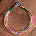Buddha Stones Tibetan Handmade Five Colorful Thread Dragon Boat Festival Protection Adult Child String Bracelet