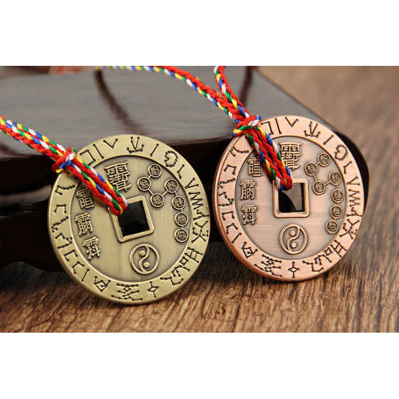 Buddha Stones Taoism Yin Yang Symbol Protection Pendant Decoration Amulet