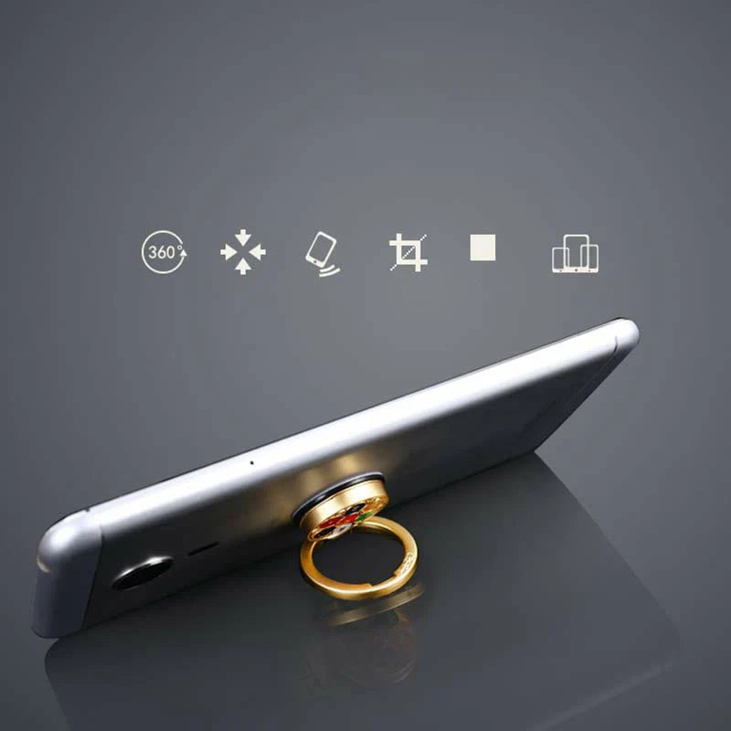 Tibetan Om Mani Padme Hum Peace Phone Ring Bracket Universal Phone Holder Decorations