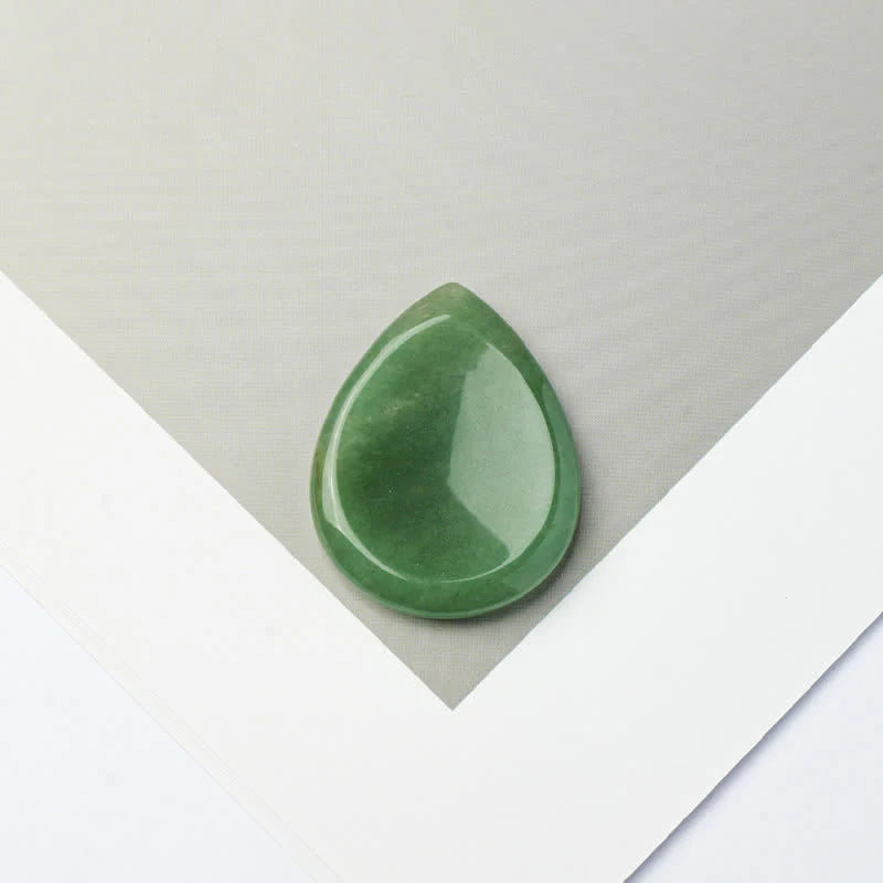 Buddha Stones Teardrop Shape Worry Stone Protection Crystal Decor 34*26*7.8cm