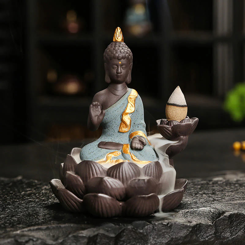 Buddha Stones Buddha Serenity Home Decoration Incense Burner