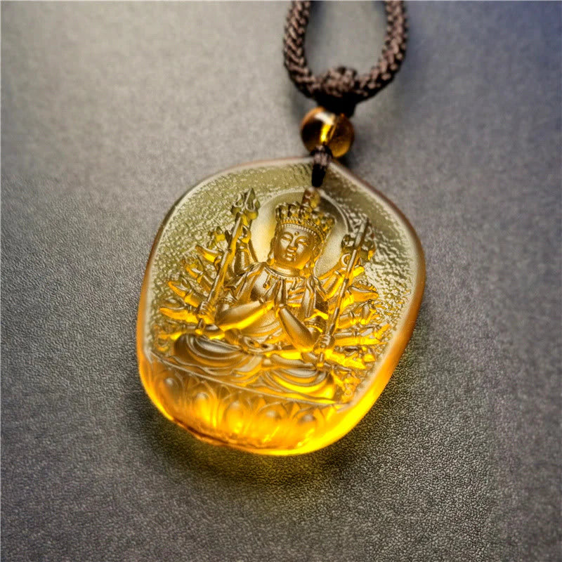 FREE Today: Buddha Amulet Lucky Liuli Necklace Pendant