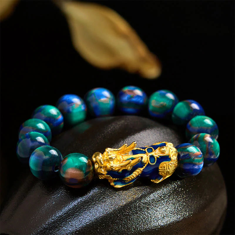 FREE Today: Prosperity and HealingÂ Colorful Sea Willow Color Change PiXiu Bracelet