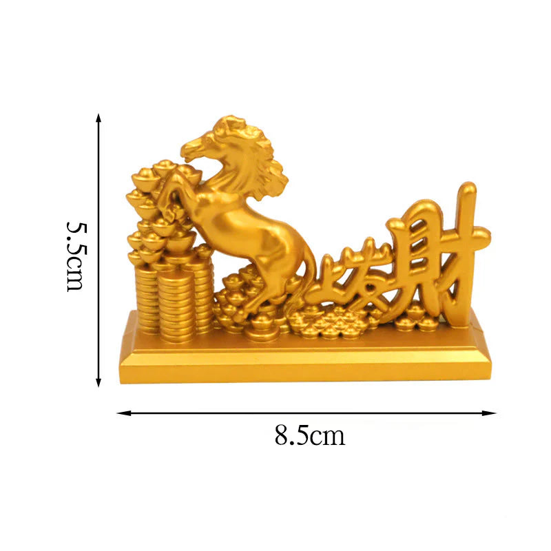 Buddha Stones Get Rich Now Year of the Horse Ingots Prosperity Home Decoration