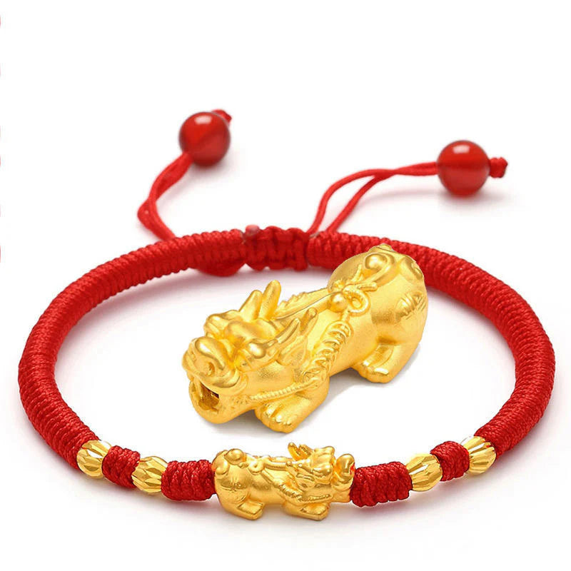 Buddha Stones Double Pixiu Wealth String Bracelet (Extra 40% Off | USE CODE: FS40)