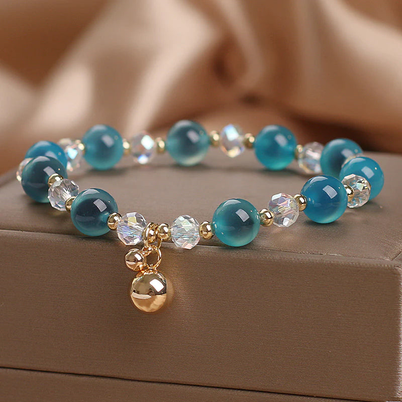 Buddha Stones Candy Agate Healing Harmony Bead Charm Bracelet