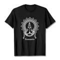Buddha Stones Namaste Gesture Mandala Pattern Tee T-shirt