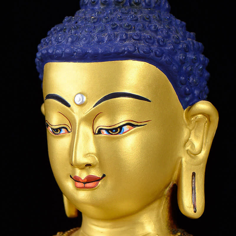 Buddha Stones Shakyamuni Compassion Copper Statue Decoration