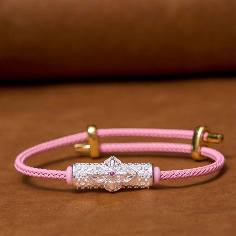 Buddha Stones Copper Luck Red String Bracelet