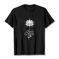 Buddha Stones Lotus OM Sanskrit Tee T-shirt