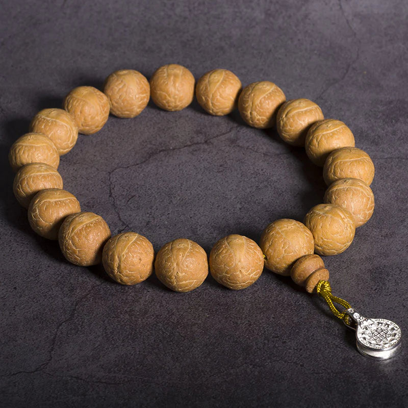 Buddha Stones Bodhi Seed Luck Auspiciousness Wrist Mala Tassel Pocket Mala