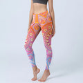 Buddha Stones Colorful Mandala Pattern Gym Leggings Women's Yoga Pants