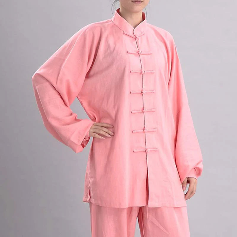 Buddha Stones Meditation Zen Prayer Spiritual Tai Chi Qigong Practice Unisex Embroidery Clothing Set (Extra 30% Off | USE CODE: FS30)
