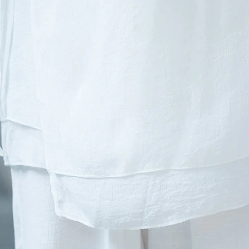 Buddha Stones Yoga Cotton Linen Clothing Uniform Meditation Zen Practice Women's Set (Extra 30% Off | USE CODE: FS30)