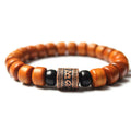 Buddha Stones Tibetan Bone Beads Om Mani Padme Hum Strength Bracelet