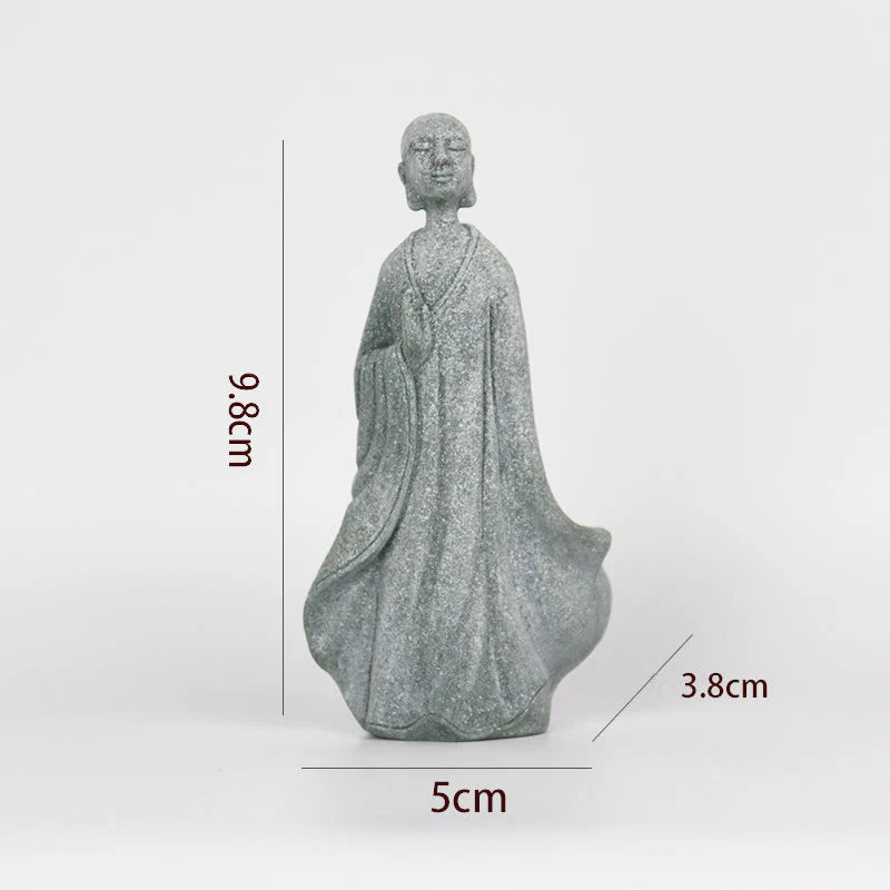 Buddha Stones Meditation Buddha Monk Serenity Home Decoration