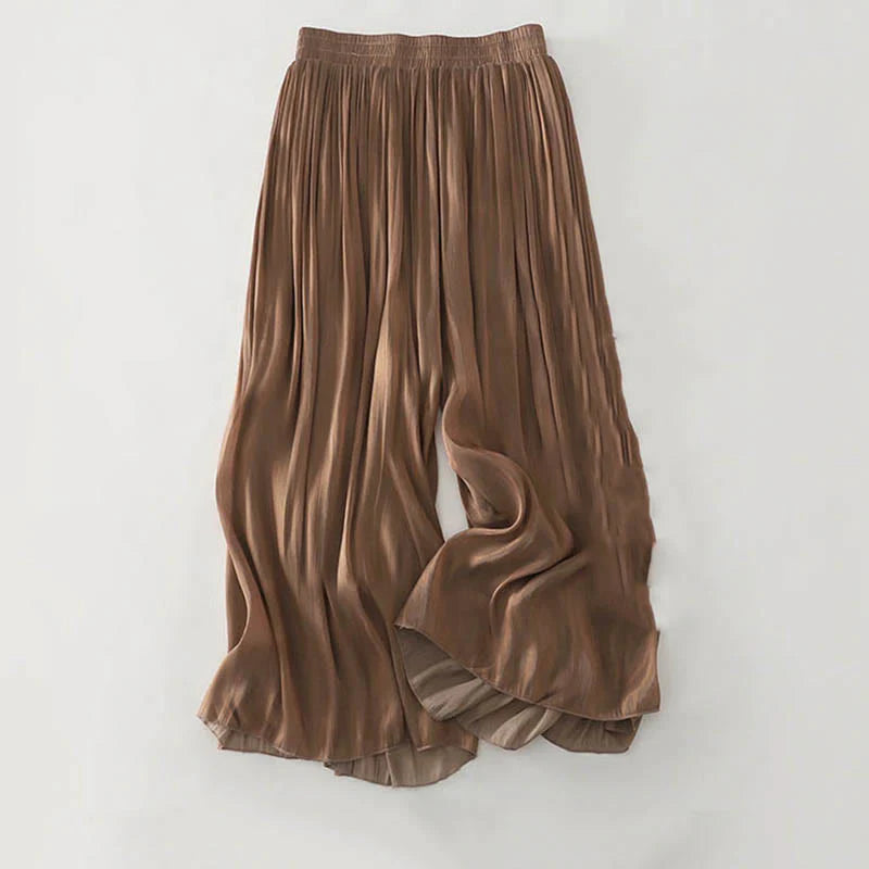 Buddha Stones Summer Plain Women's Polyester Pants