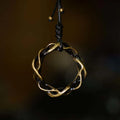 Buddha Stones Vintage Copper Brass Luck Handmade Necklace Pendant