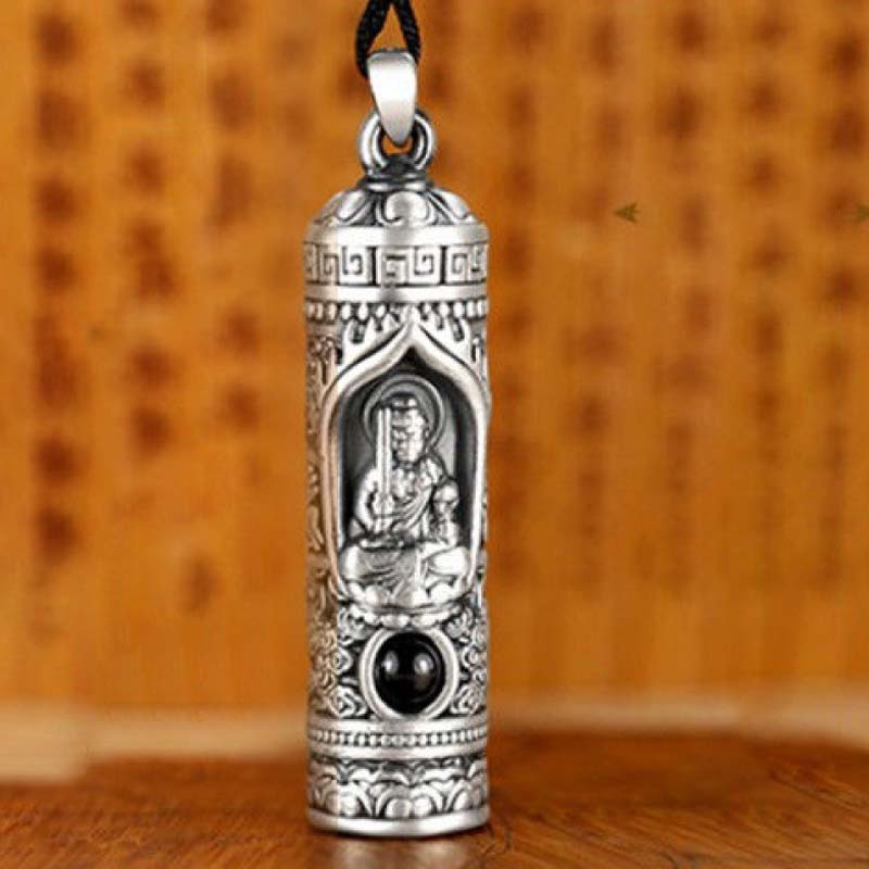 Buddha Stones Chinese Zodiac Natal Buddha Projection Prosperity Necklace Pendant