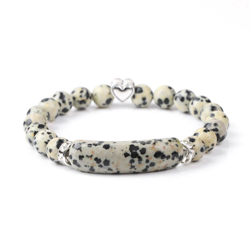 FREE Today: Spiritual Healing Amethyst Tiger Eye Lapis Lazuli Green Aventurine Rhodonite Dalmatian Jasper Bracelet