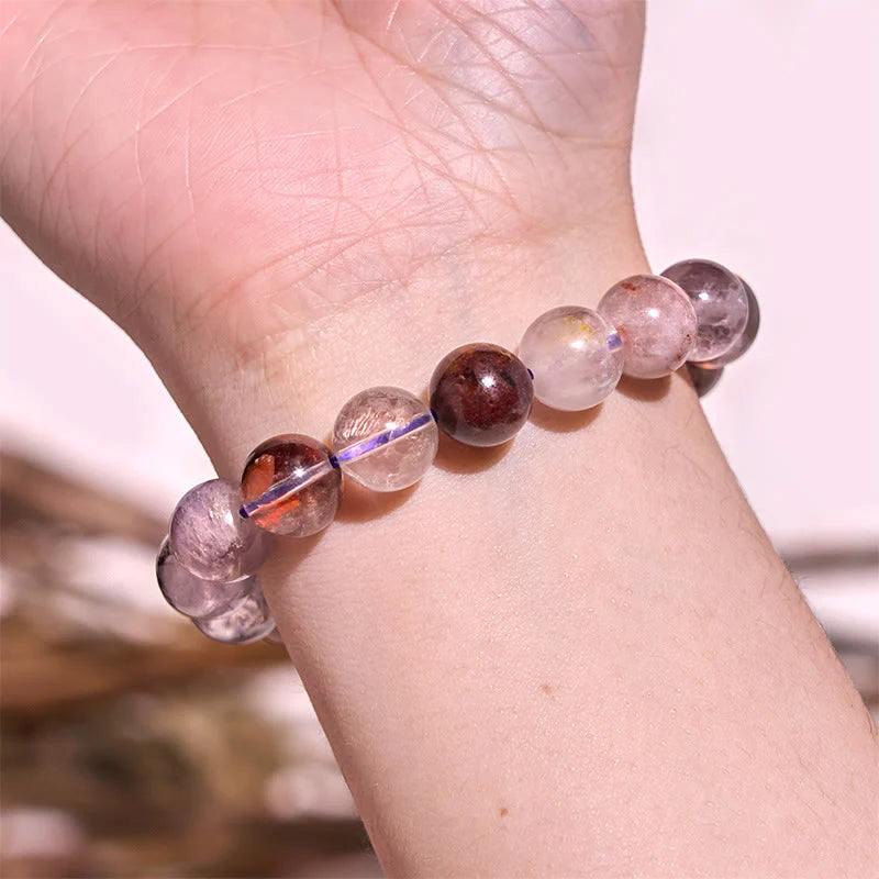 Buddha Stone Various Crystals Malachite Lazurite Lapis Lazuli Hemimorphite Calmness Bracelet