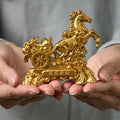 Buddha Stones Get Rich Now Year of the Horse Cabbage Ingot Home Decoration