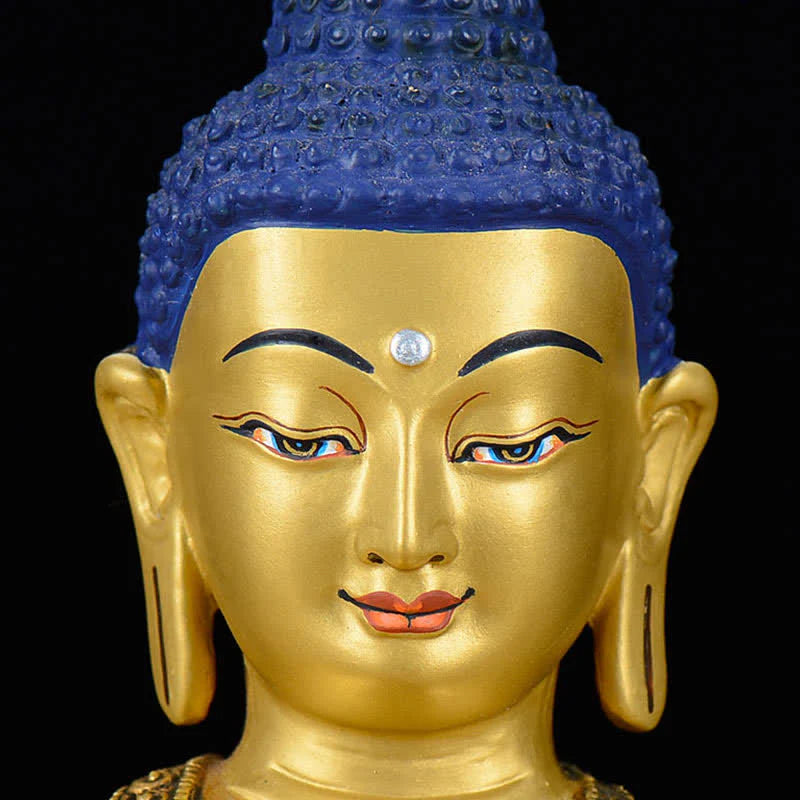Buddha Stones Shakyamuni Compassion Copper Statue Decoration