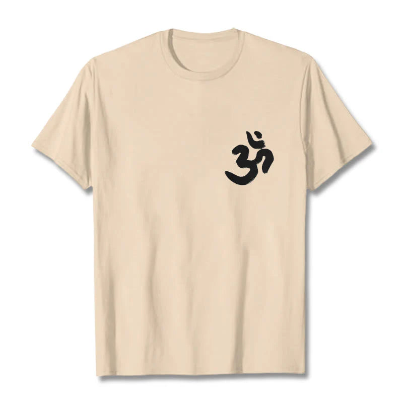 Buddha Stones Om Symbol Sanskrit Tee T-shirt