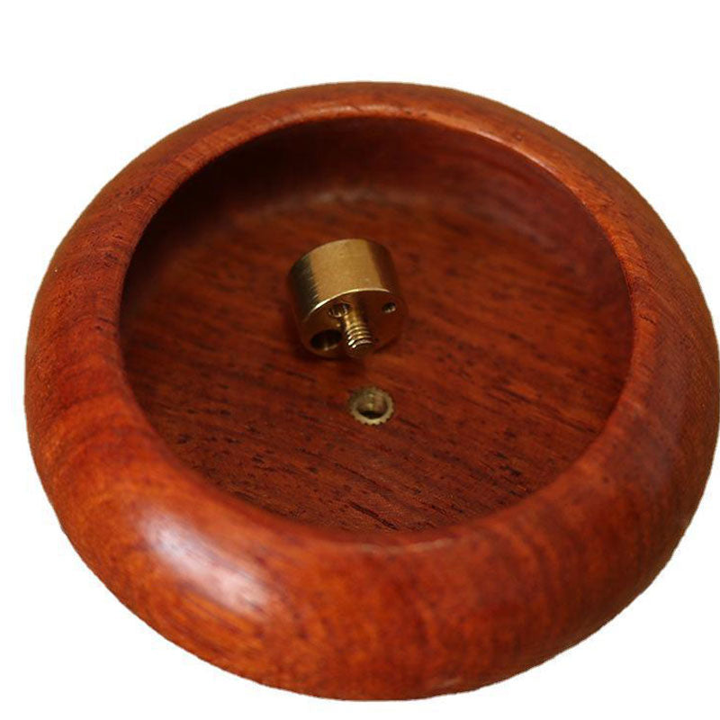 Buddha Stones Rosewood Meditation Healing Incense Burner Decoration