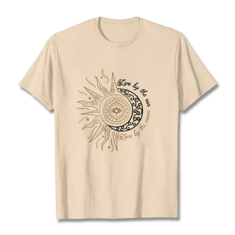 Buddha Stones Live By The Sun Love By The Moon Tee T-shirt