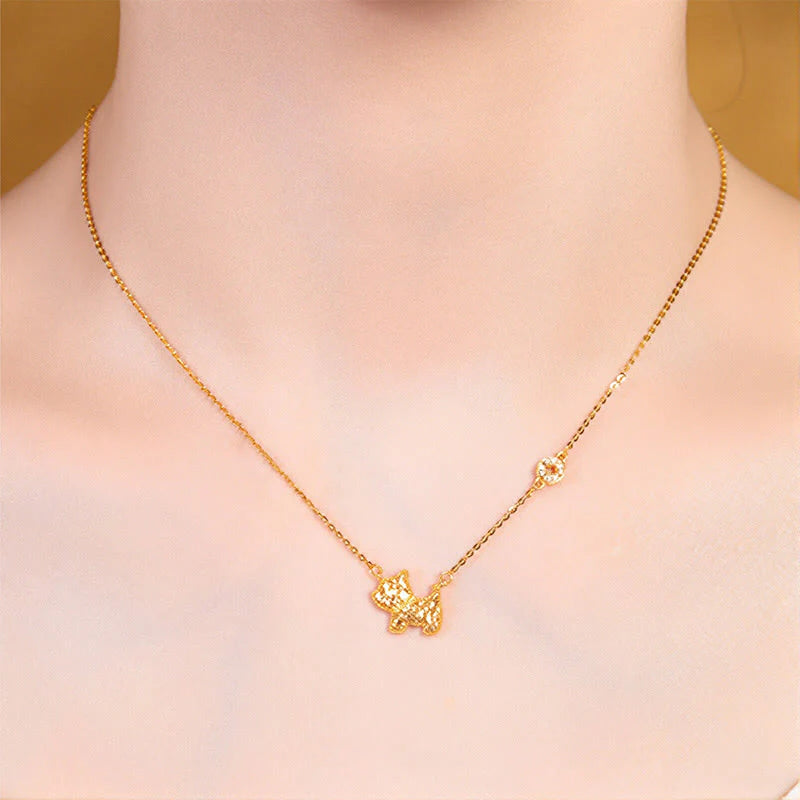 Buddha Stones Year Of The Horse Chinese Zodiac 925 Sterling Silver Coin Design Blessing Chain Necklace Pendants