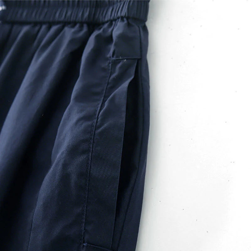 Buddha Stones Plain High Waist Pleats Design Women's Harem Pants With Pockets