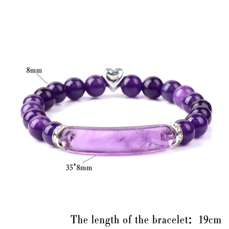 FREE Today: Spiritual Healing Amethyst Tiger Eye Lapis Lazuli Green Aventurine Rhodonite Dalmatian Jasper Bracelet
