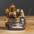 Buddha Stones Tibetan Buddha Healing Incense Burner Decoration
