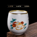 Buddha Stones Cute Lying Cat Branches Teacup Kung Fu Tea Cup