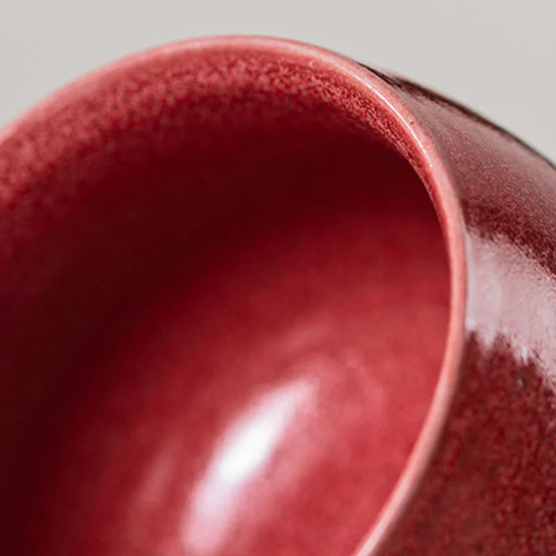 Buddha Stones Hand Painted Fu Character Ceramic Teacup Kung Fu Tea Cup With Gift Box