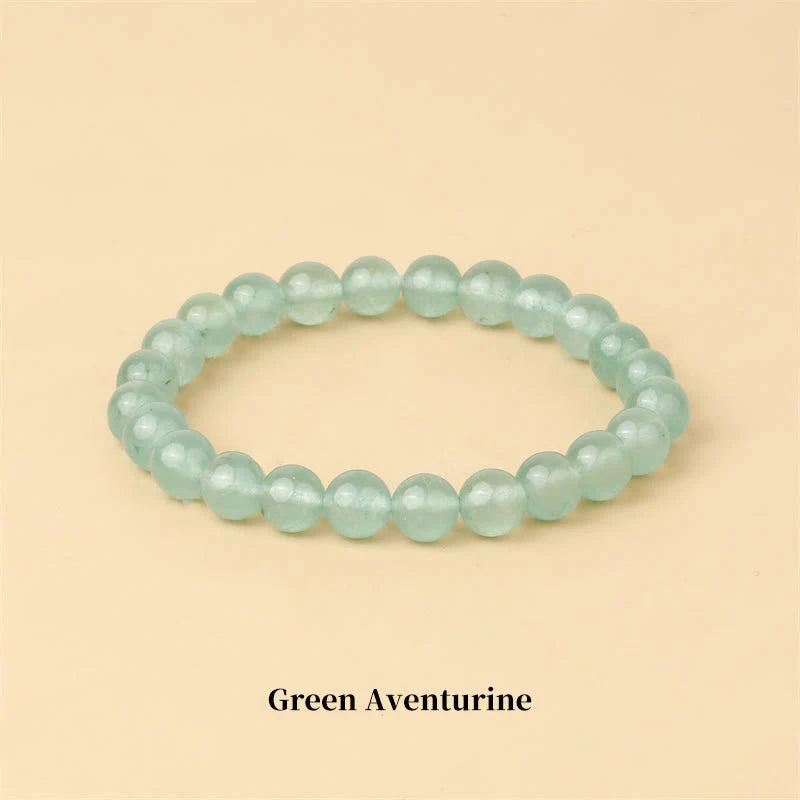 Buddha Stones Natural Stone Quartz Healing Beads Bracelet