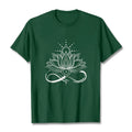 Buddha Stones Lotus Flower Sun Design Tee T-shirt