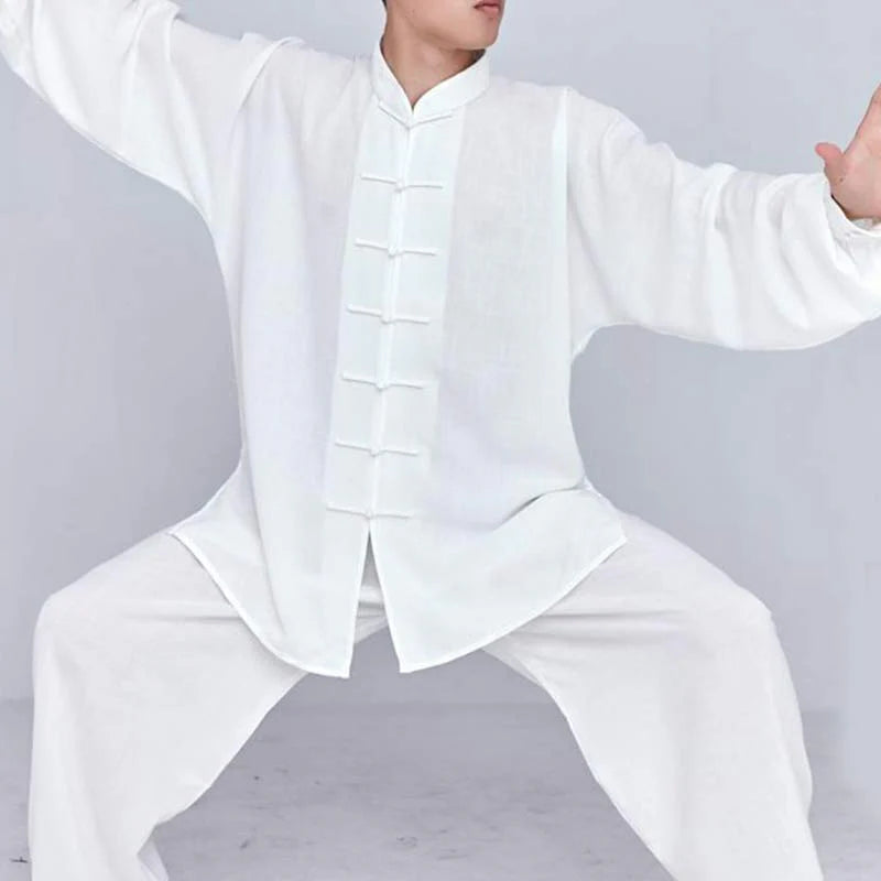 Buddha Stones Meditation Zen Prayer Spiritual Tai Chi Qigong Practice Unisex Embroidery Clothing Set (Extra 30% Off | USE CODE: FS30)